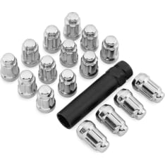 ITP 12 x 1.25mm 60° kartio kromi sis.avain 16 kpl pyöränmutterisarja