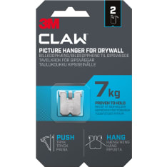3m Claw™ 2 pcs 7kg table hook for plasterboard