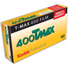 Kodak T-Max 400 120x5 mustavalkofilmi