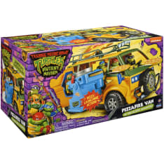 Turtles Mutant Mayhem Pizza Delivery Van ajoneuvo