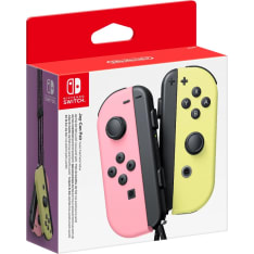 Nintendo Switch Joy-Con pastel pink ja pastel yellow ohjain