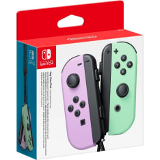 Nintendo Switch Joy-Con pastel purple ja pastel green ohjain