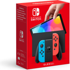 Nintendo Switch (OLED Model) Neon pelikonsoli