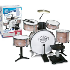 Bontempi Rock Drum Set 6-osainen rumpusarja tuolilla