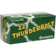 Remington 22 LR Thunderbolt 50 pc cartridge