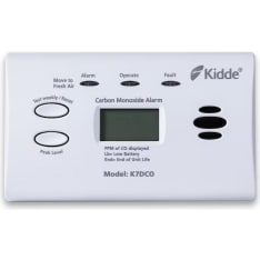 Kidde K7DCONDC digital carbon monoxide alarm