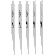 Camex 300x19x1.3mm 6TPI puukkosahanterä 5kpl