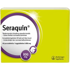 Seraquin Vet 800 mg 60 tabl. kissan täydennysrehu