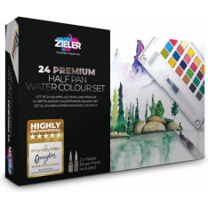 Zieler Studio Quality 24 Akvarellivärisetti
