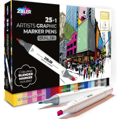 Zieler  25+1 kpl Graafiset Marker-tussit