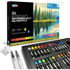 Zieler Vesiliukoiset 24 kpl Öljypastellit