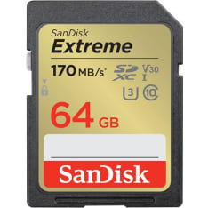 SanDisk Extreme Flash SDXC 64GBmuistikortti