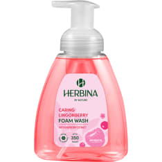 Herbina Caring Lingonberry 300 ml vaahtosaippua