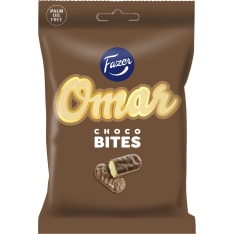 Fazer Omar Choco Bites 120 g karkkipussi