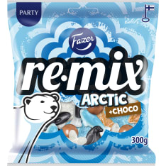 Fazer Remix Arctic +choco 300 g karkkipussi