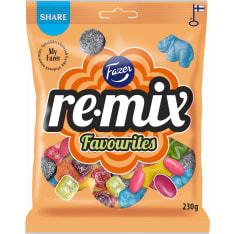Fazer Remix Favourites 230 g karkkipussi