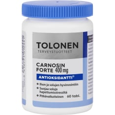 Tolonen Carnosin Forte 400 mg 60 tabl. ravintolisä