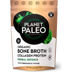 Planet Paleo Bone Broth Herbal defence organic bone broth 225 g