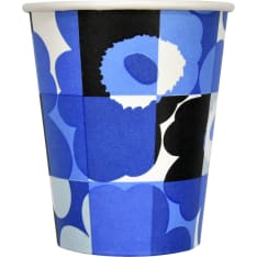 Marimekko Mini-Ruutu-Unikko blue 25 cl 8 pcs Mug