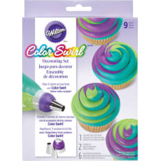 Wilton Color Swirl koristelusetti