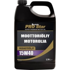 Star Brite ProStar 15W40 3,78L 4-tahti moottoriöljy