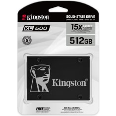 Kingston KC600 512GB 2.5" SATA3 SSD-asema