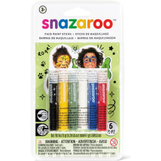 Snazaroo Unisex 6 kpl kasvomaalauspuikko