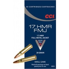 CCI 17 HMR 20gr FMJ 724m/s 50 kpl patruuna