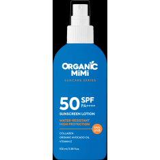 Organic Mimi SPF50 100ml aurinkovoide kasvoille ja vartalolle