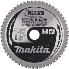 Makita  HM 136mm Z-56 akkumetallisahat pyörösahanterä