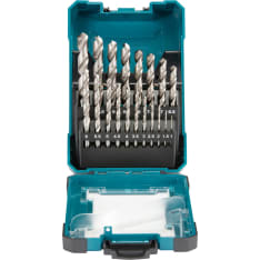 Makita HSS-G 1-10mm 19-piece metal drill bit set