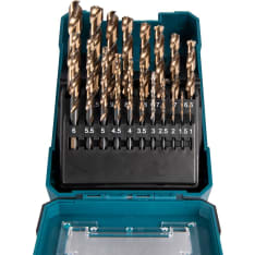 Makita M-Force 19-osainen 1-10mm metalliporanteräsarja