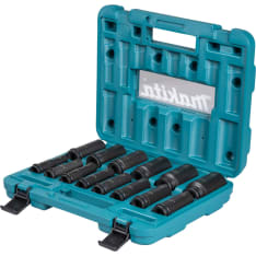 Makita E-16586 1/2" 14-piece power socket assortment