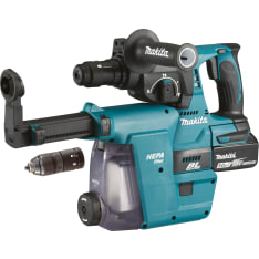Makita LXT DHR243RTJW 18V 5Ah SDS-Plus akkuporavasara pölynpoistolla