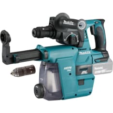 Makita LXT DHR243ZJW 18V SDS-Plus akkuporavasara runko pölynpoistolla