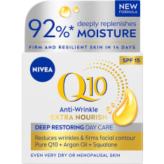 Nivea Q10 Anti-Wrinkle Extra Nourish Deep Restoring SK15 50 ml päivävoide