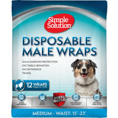 Simple Solution disposable male wraps, 12 pcs., M male protection