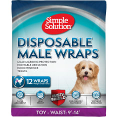 Simple Solution disposable male wraps, 12 pcs., XS male protection