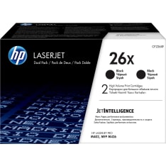 HP 26X musta 2-pack värikasetti
