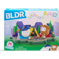 BLDR Squishmallows Cam and Benny on a camping trip construction set