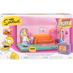 The Simpsons Living Room Diorama Homer leikkisetti