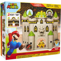 Jakks Super Mario Deluxe Bowser Castle linna leikkisetti