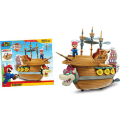 Super Mario Deluxe Bowser's Airship Playset - Bowserin ilmalaiva