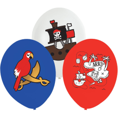 Pirate treasure 6 pcs balloon
