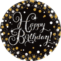 Happy Birthday 8 kpl pahvilautanen