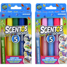 Scentos tuoksuvat akryylimaalitussit 5 kpl