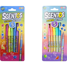 Scentos tuoksuvat geelikynät 5 kpl