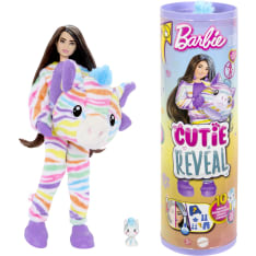 Barbie Cutie Reveal Color Dreams Zebra nukke