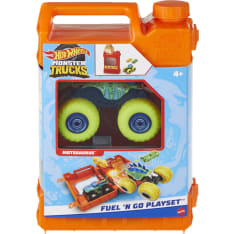 Hot Wheels Monster Trucks Fossil Fuel Playset pikkuautoleikkisetti