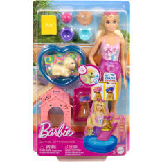 Barbie Puppy Pool Party leikkisetti